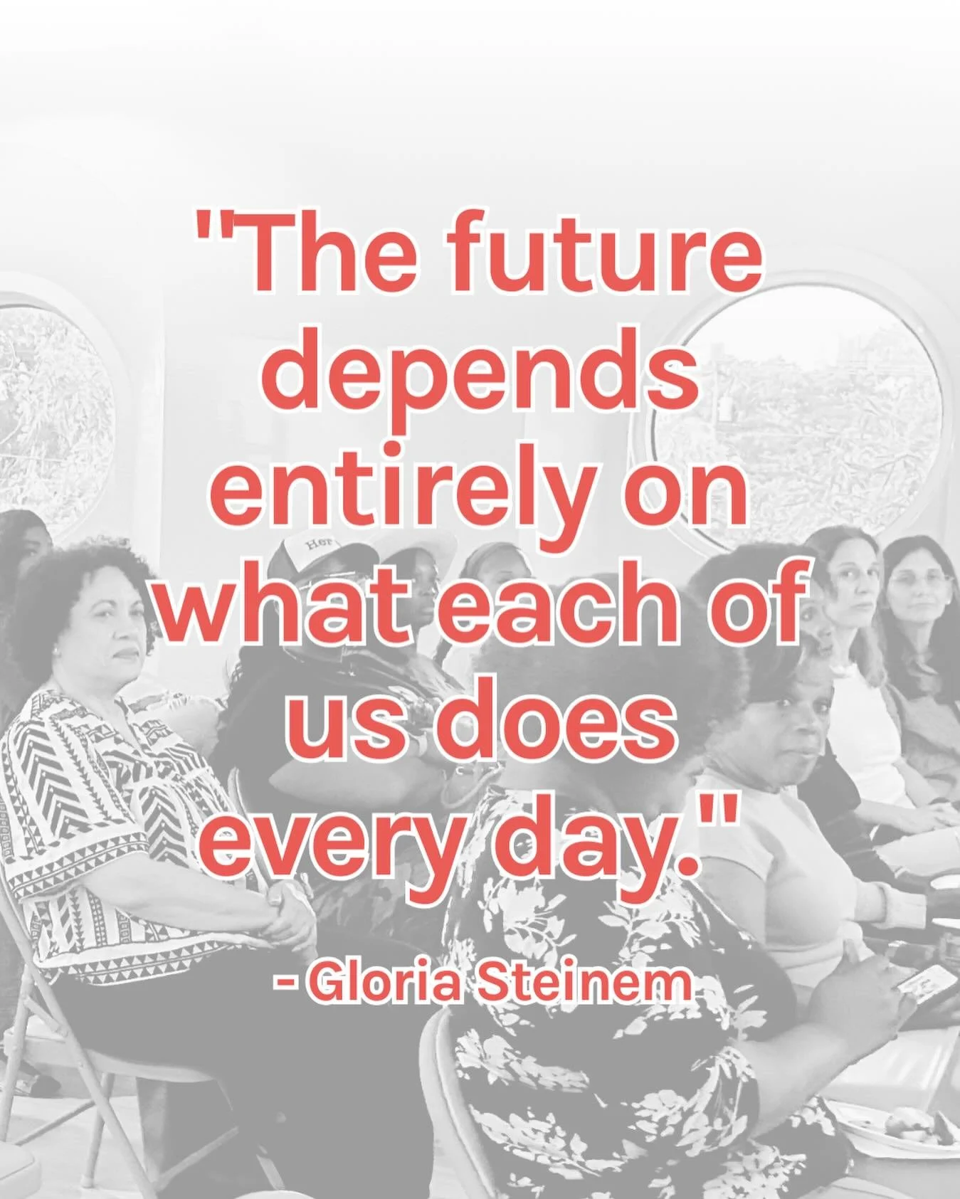 Today, we&rsquo;re thinking about civic power; the kind that lives in neighborhoods, classrooms, coalitions, and community meetings.
Civic engagement isn&rsquo;t partisan, it&rsquo;s participation. Writer and activist Gloria Steinem has long reminded