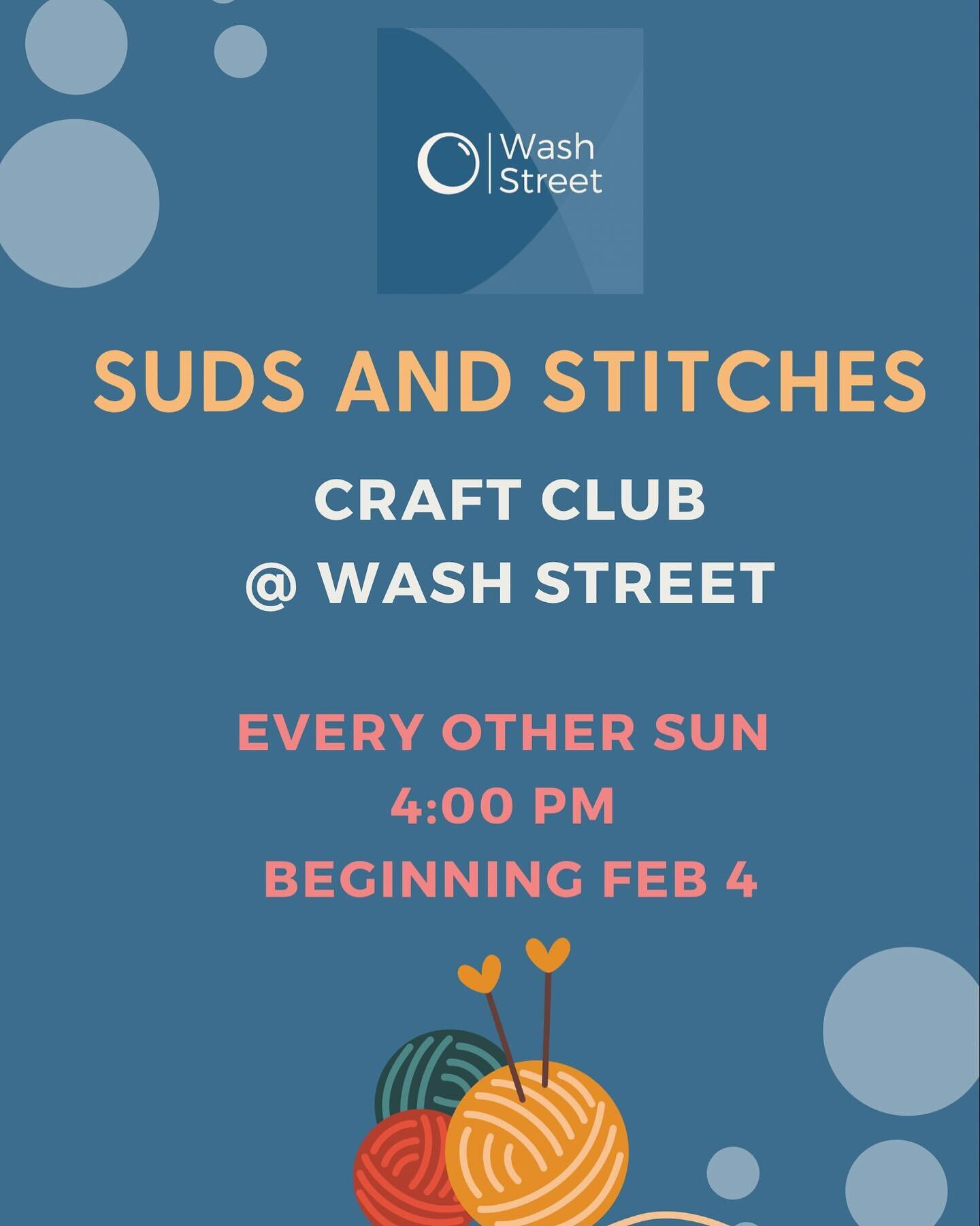🧶 Excited to roll out some new in-person Wash Street activities in 2024 including craft club!
.
🧵We&rsquo;re so lucky to have some incredibly talented employees on our team who are willing to share their talents. Check out their work at our insta b