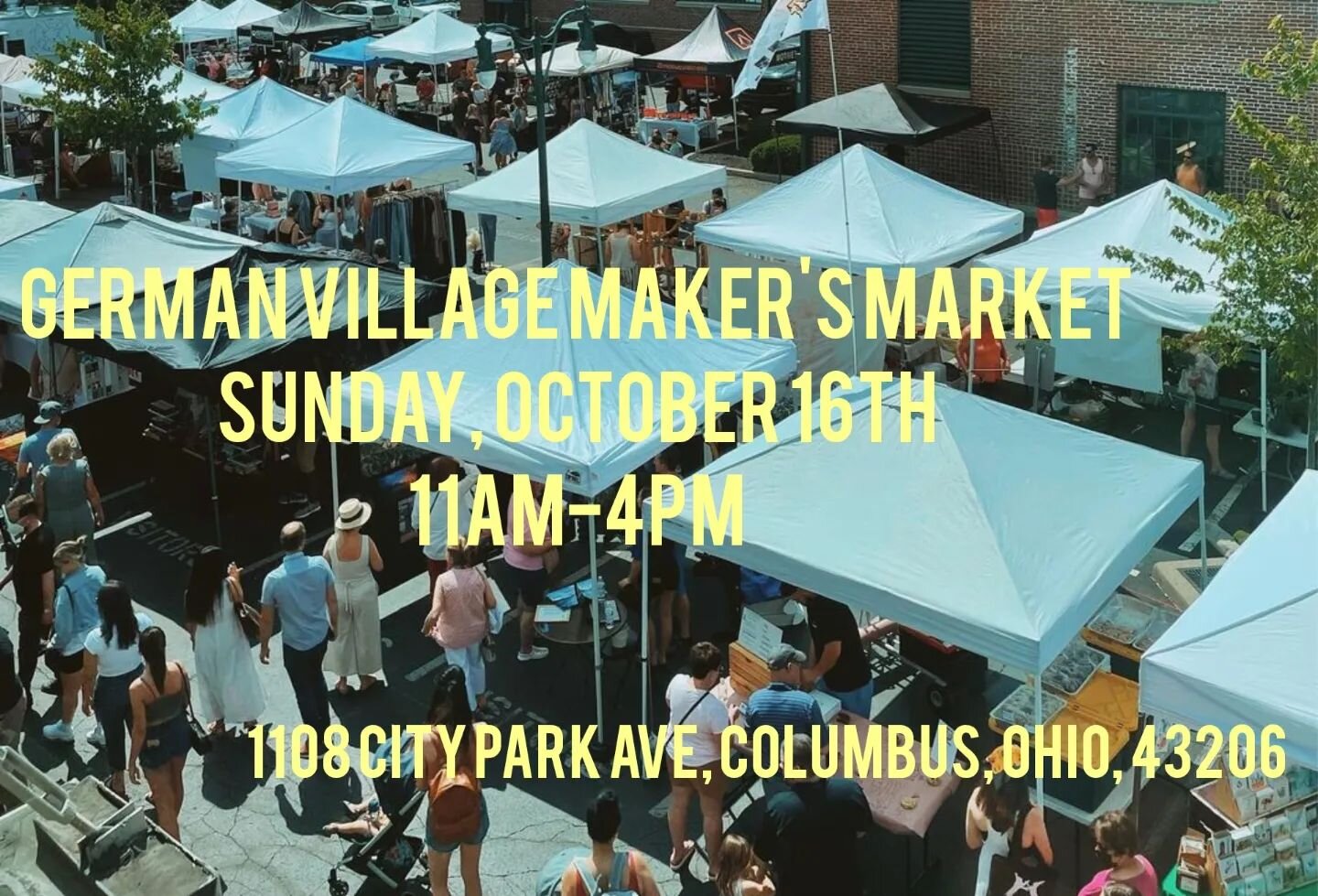 I'll be selling lots of halloween themed glass stuff this Sunday at the German Village Maker's Market along with a bunch of other awesome small businesses!