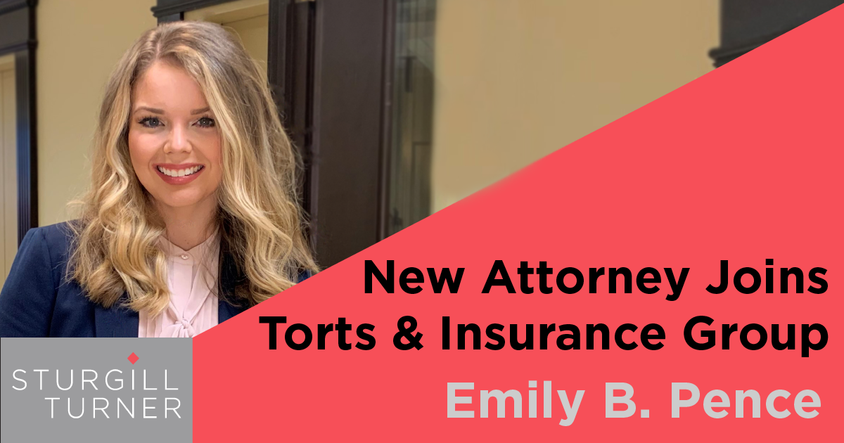 Sturgill Turner Welcomes New Attorney