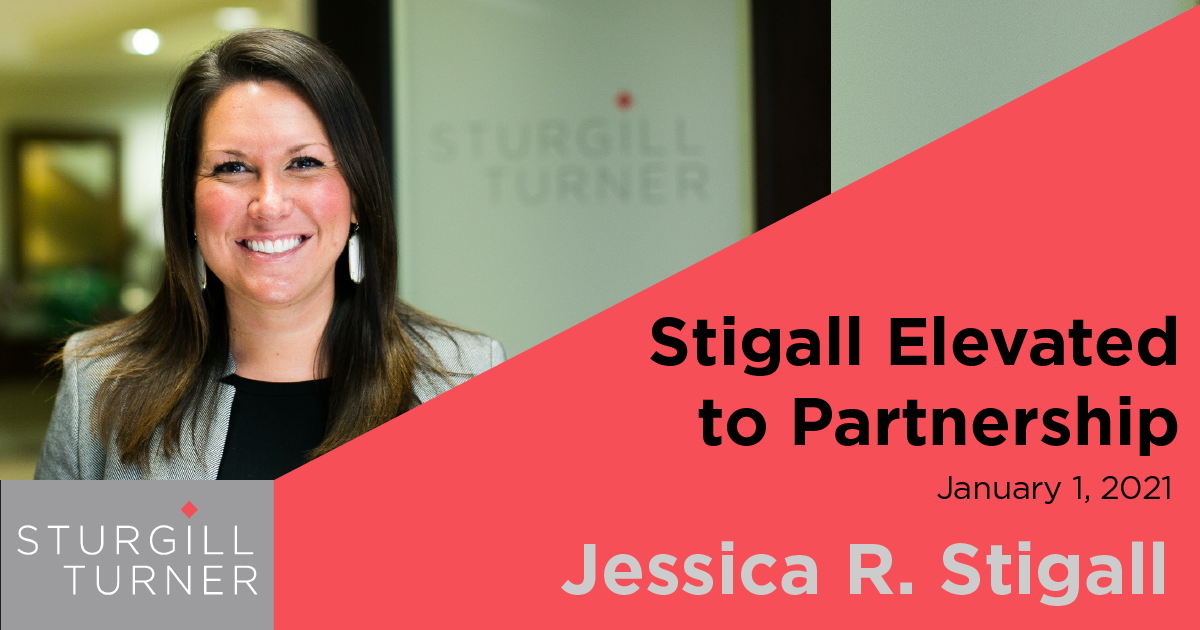 Jessica Stigall Elevated to Partnership