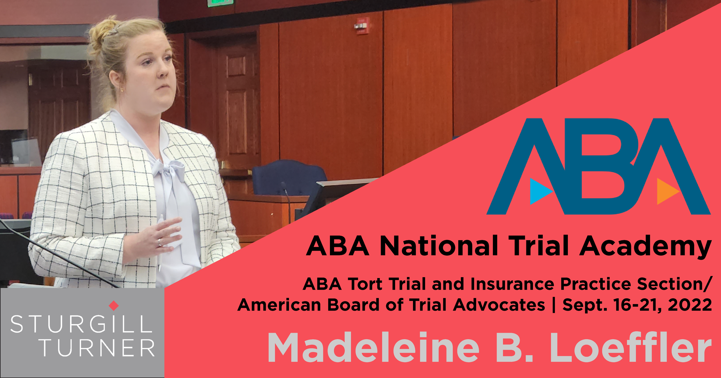 Healthcare Attorney Madeleine Loeffler Selected for Prestigious National Trial Academy