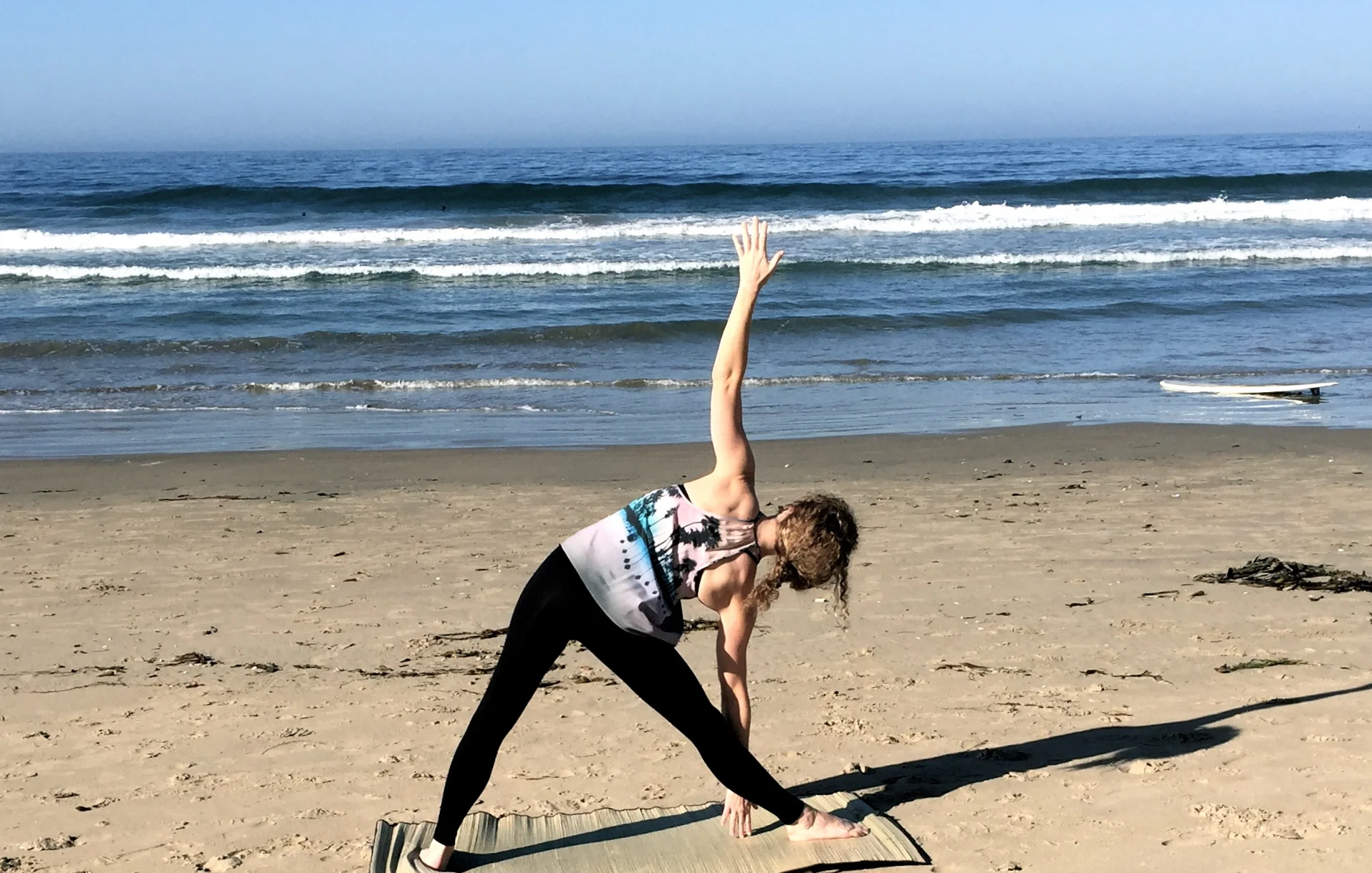 Triangle Pose (Uttihita Trikonasana)