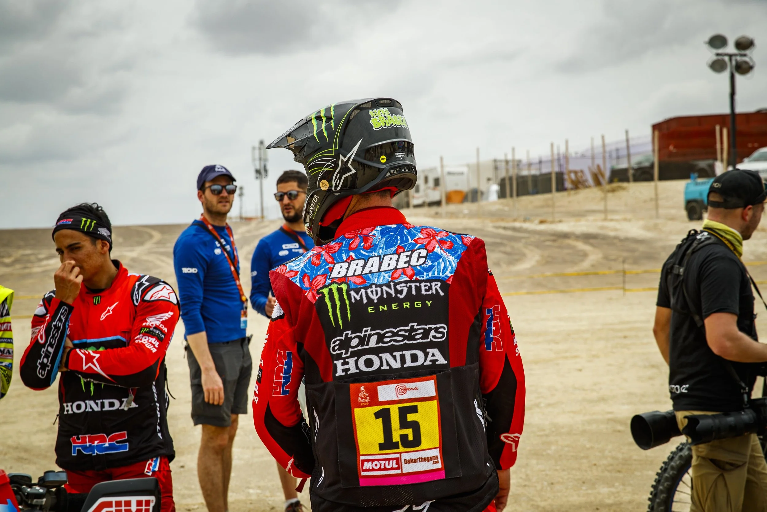 Fellow American and Monster Energy teammate Ricky Brabec finished 3rd on the day.