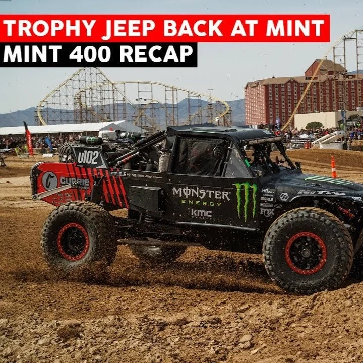 TROPHY JEEP BACK AT THE MINT, DID NOT GO OUR WAY