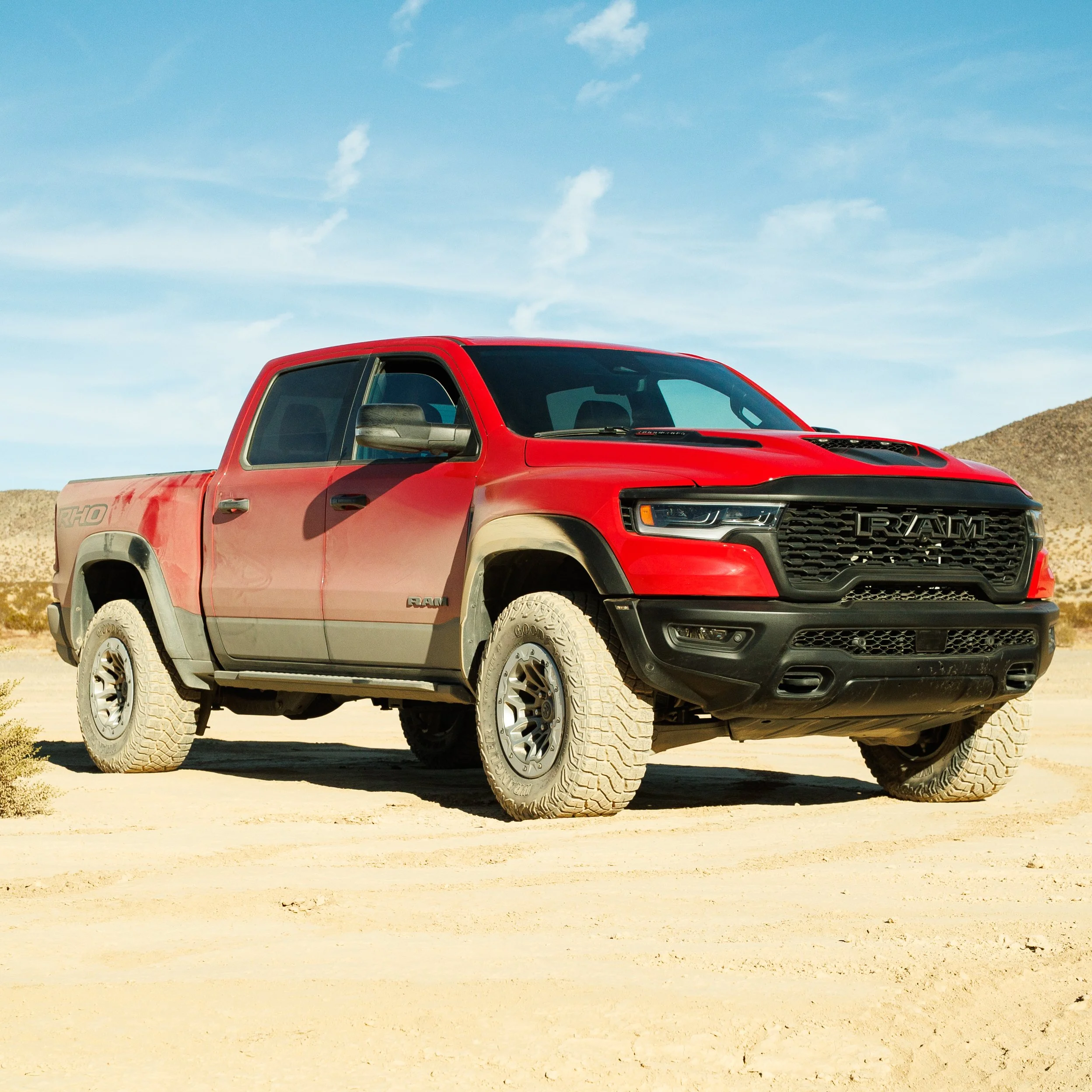 STOCK TRUCK DOES 118MPH ON THE LAKE BED | RAM 1500 RHO LAUNCH | CASEY CURRIE VLOG