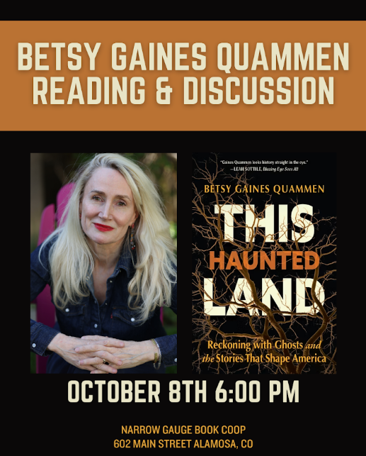 Betsy Gaines Quammen Reading &amp; Discussion 