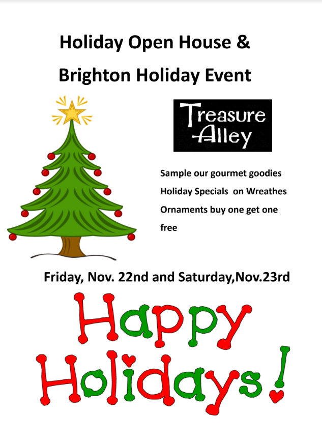 Holiday Open House at Treasure Alley
