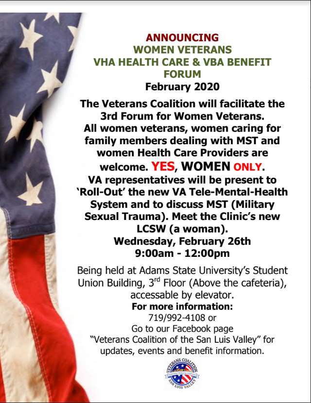 Women Veterans Benefit Forum