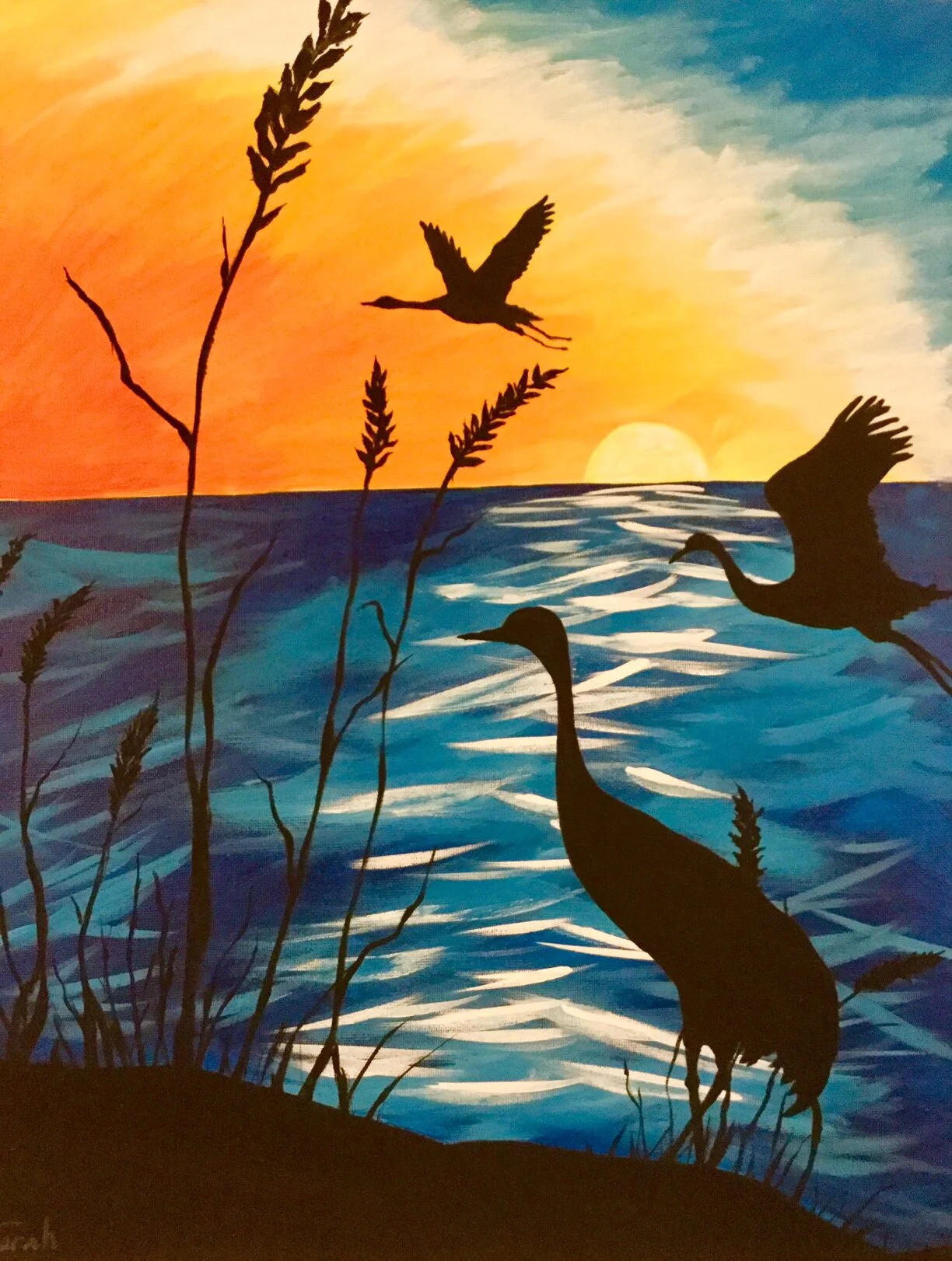 Paint and Sip at The Wet Paintbrush 