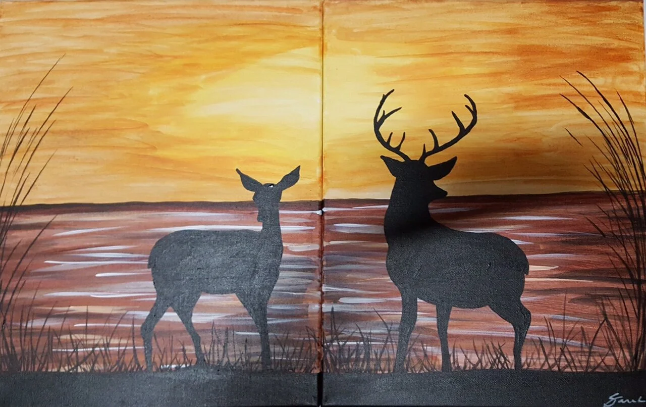Paint and Sip at The Wet Paintbrush 