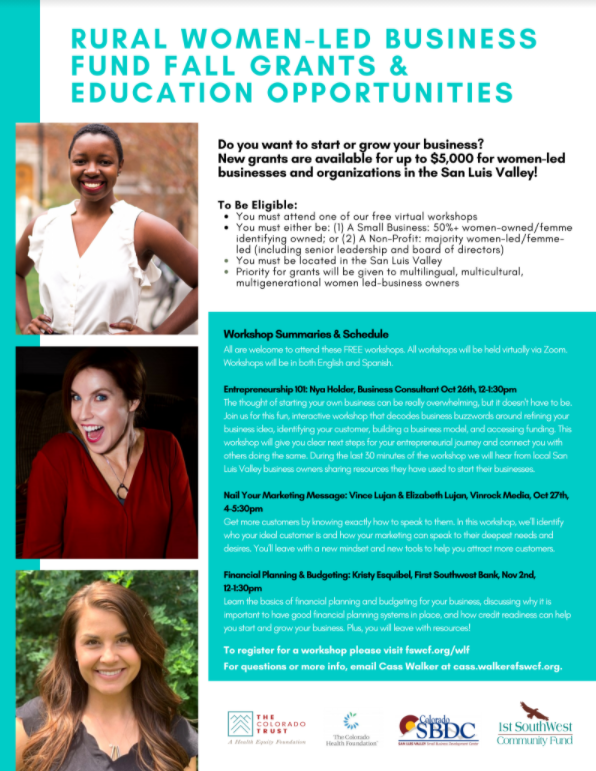 Rural Women-Led Business Fund Workshop