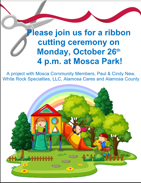Ribbon Cutting for Mosca Park