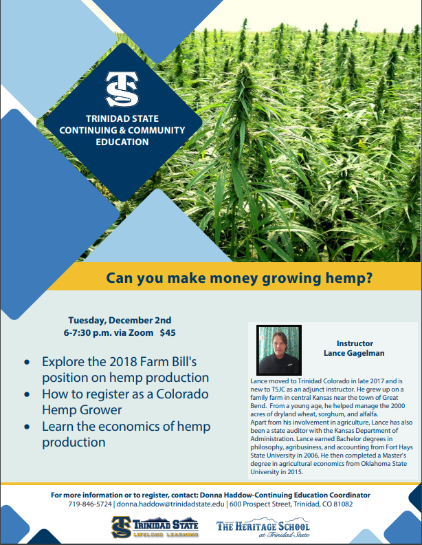 Trinidad State Agriculture Workshop