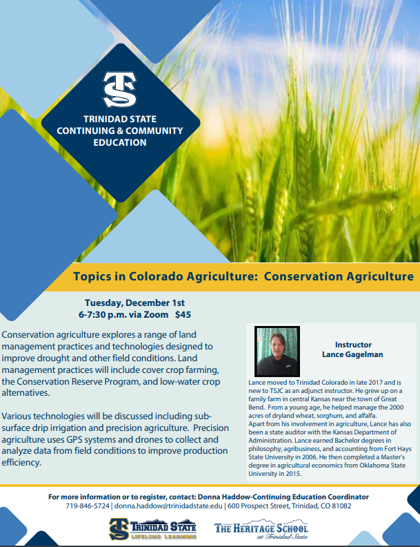 Trinidad State Agriculture Workshop