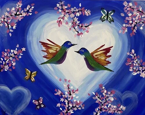 Paint and Sip at The Wet Paintbrush 