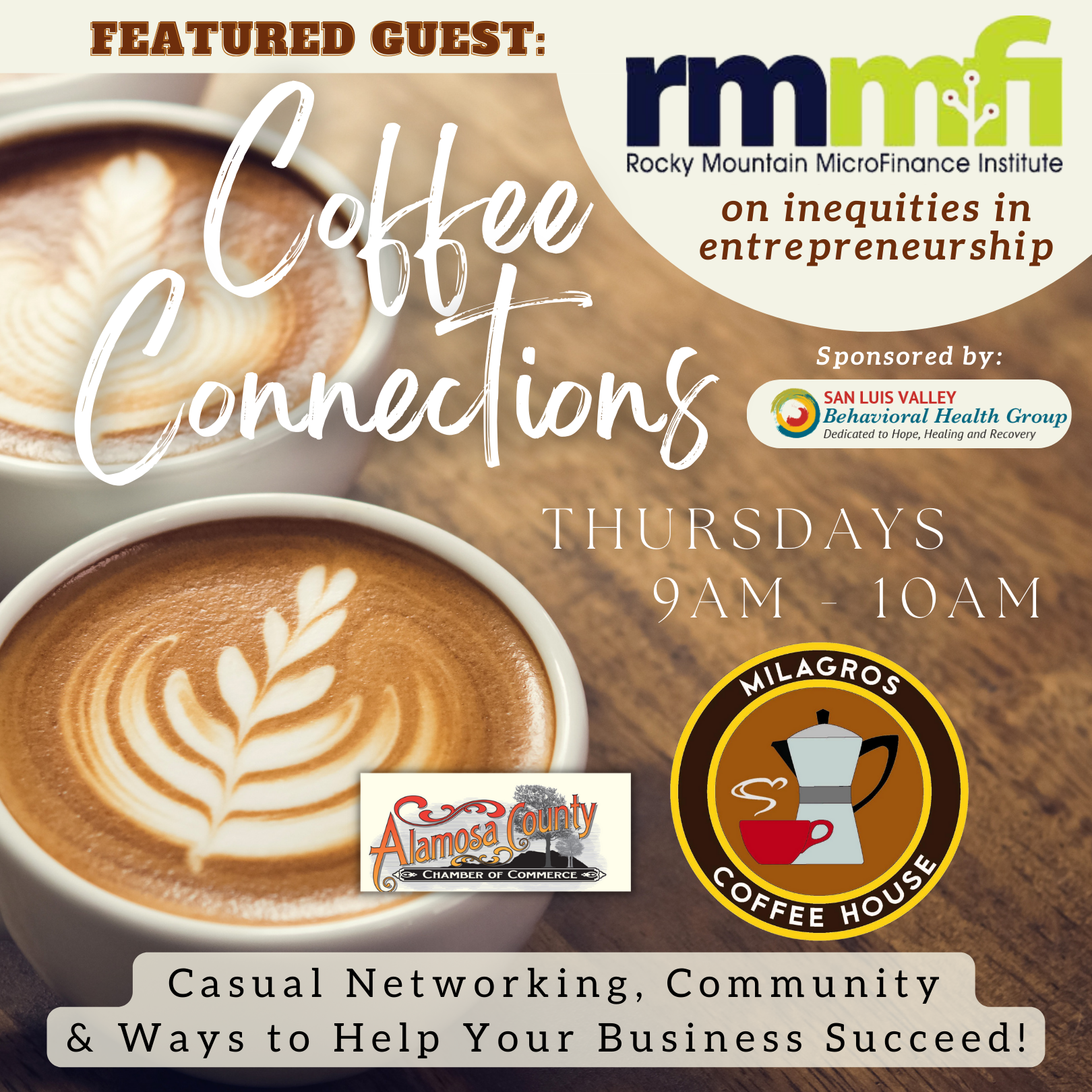 Coffee Connections with Featured Guests from The Rocky Mountain Micro Finance Institute