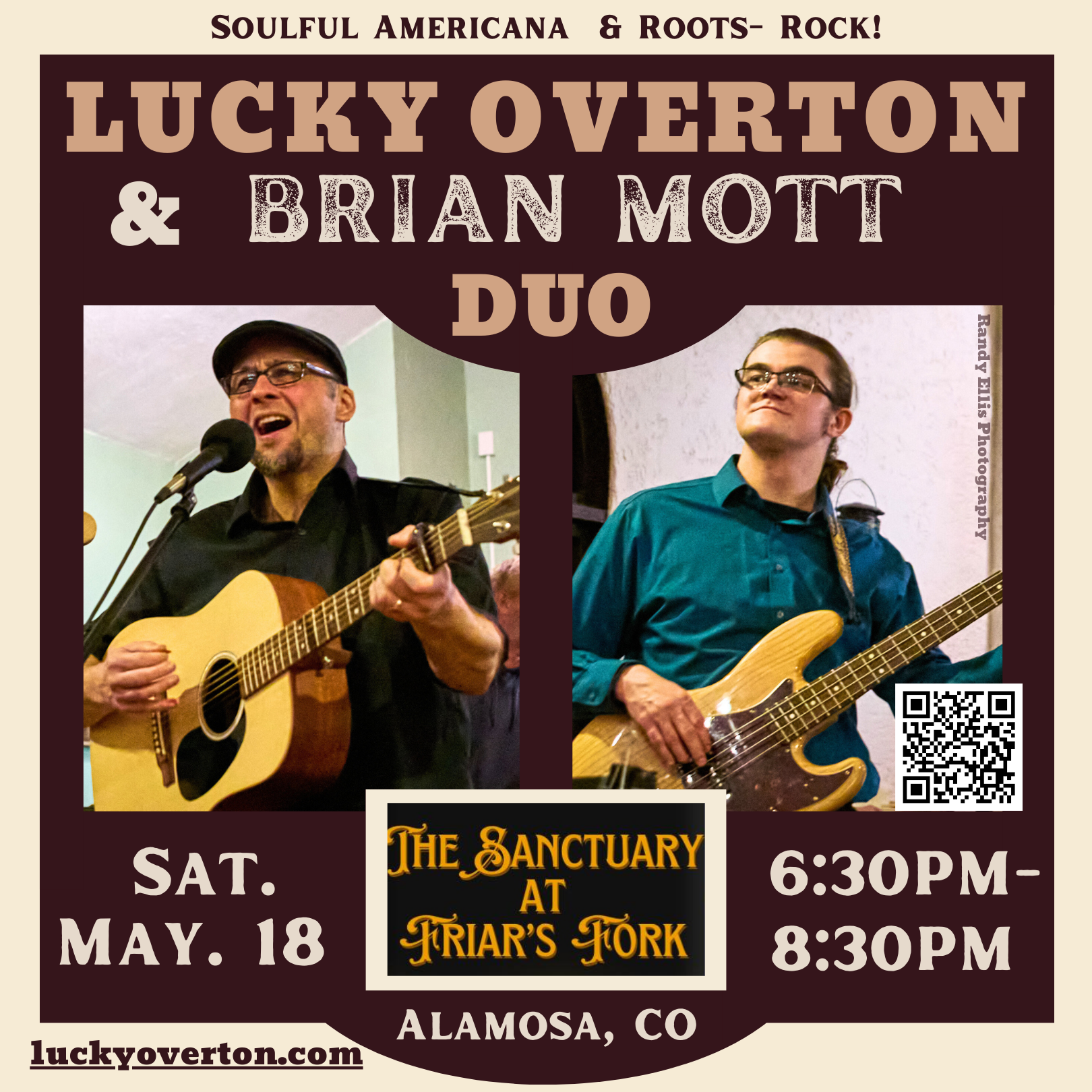 Live Music with Lucky Overton &amp; Brian Mott at The Sanctuary 