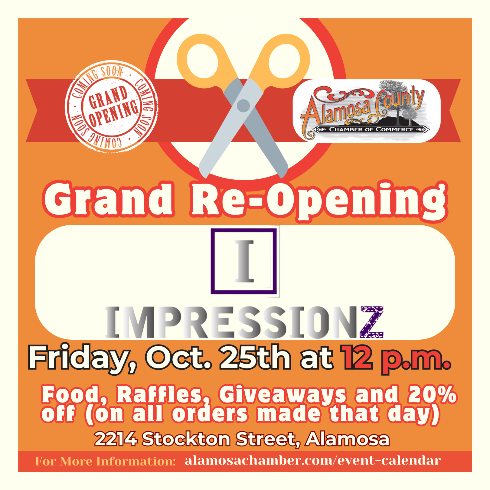 Ribbon Cutting for Impressionz