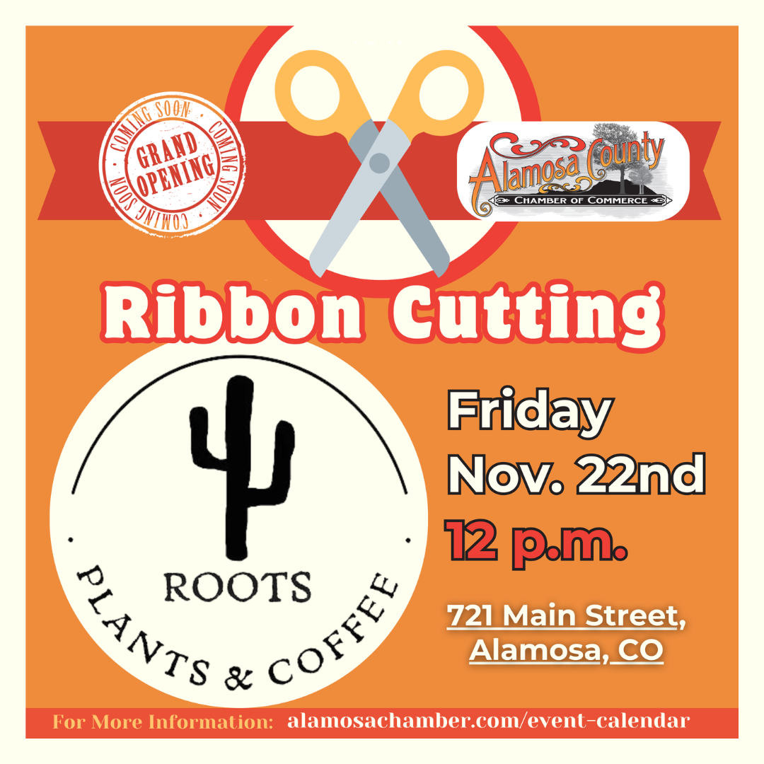 Ribbon Cutting for Roots by Blessed Coffee