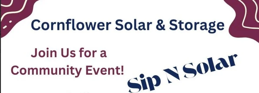 Cornflower Solar & Storage Event: Sip N Solar