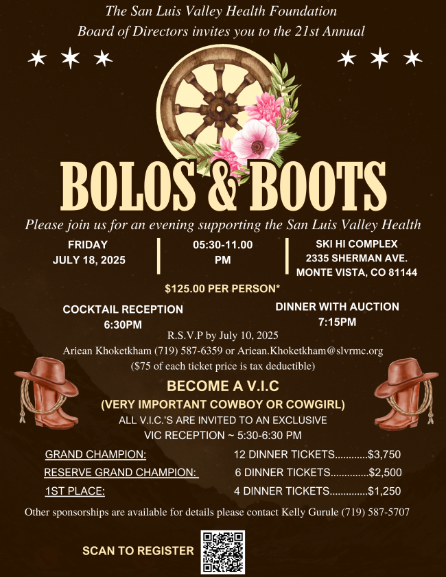 SLV Health Bolos &amp; Boots Fundraiser 