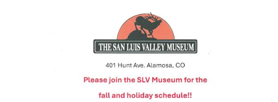 The San Luis Valley Museum: Artist's Receptions for Tammy Clark  