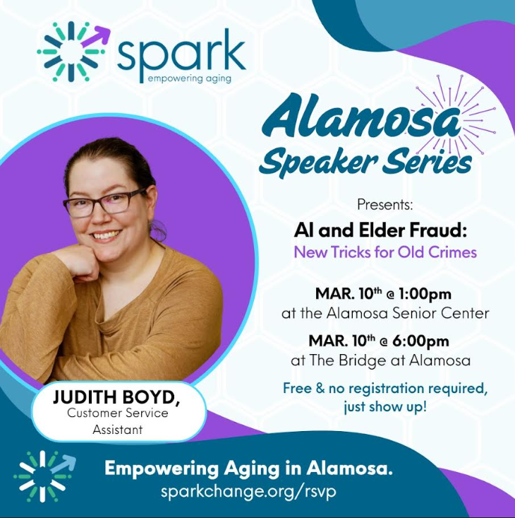 Alamosa Speaker Series: Ai and Elder Fraud