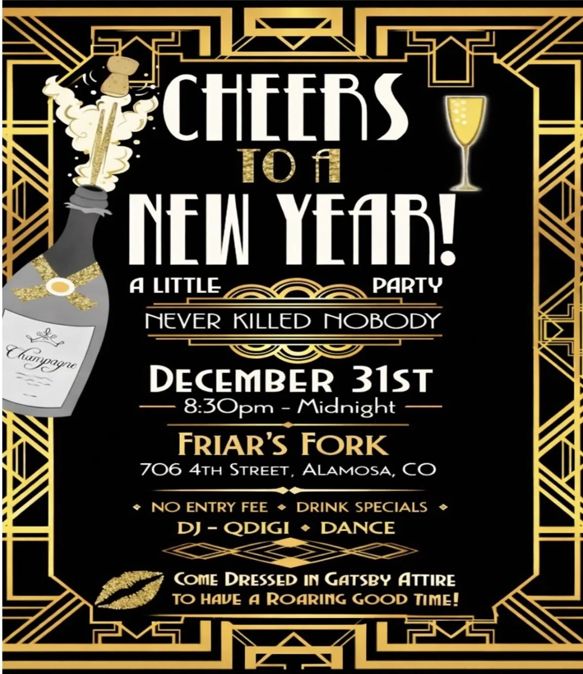 New Year's Eve Party at The Friar's Fork  