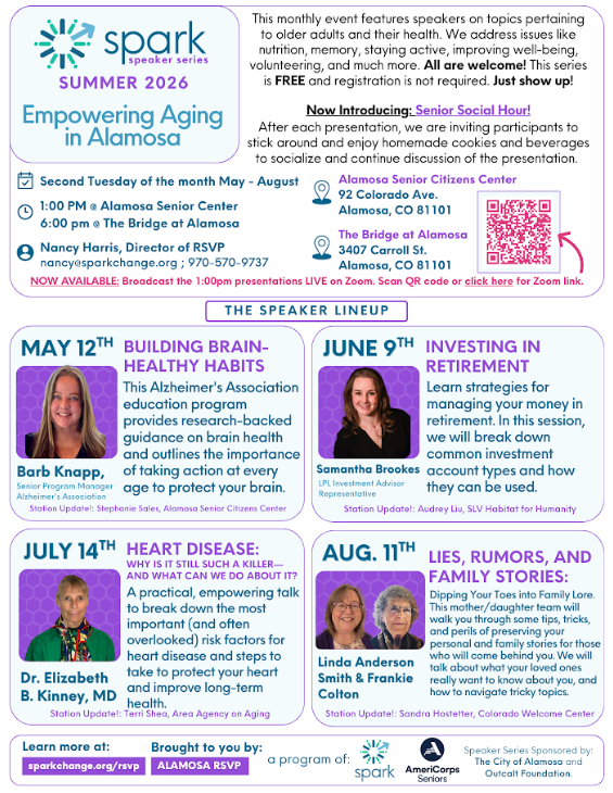 Spark Speaker Series: Linda Anderson Smith &amp; Frankie Colton 