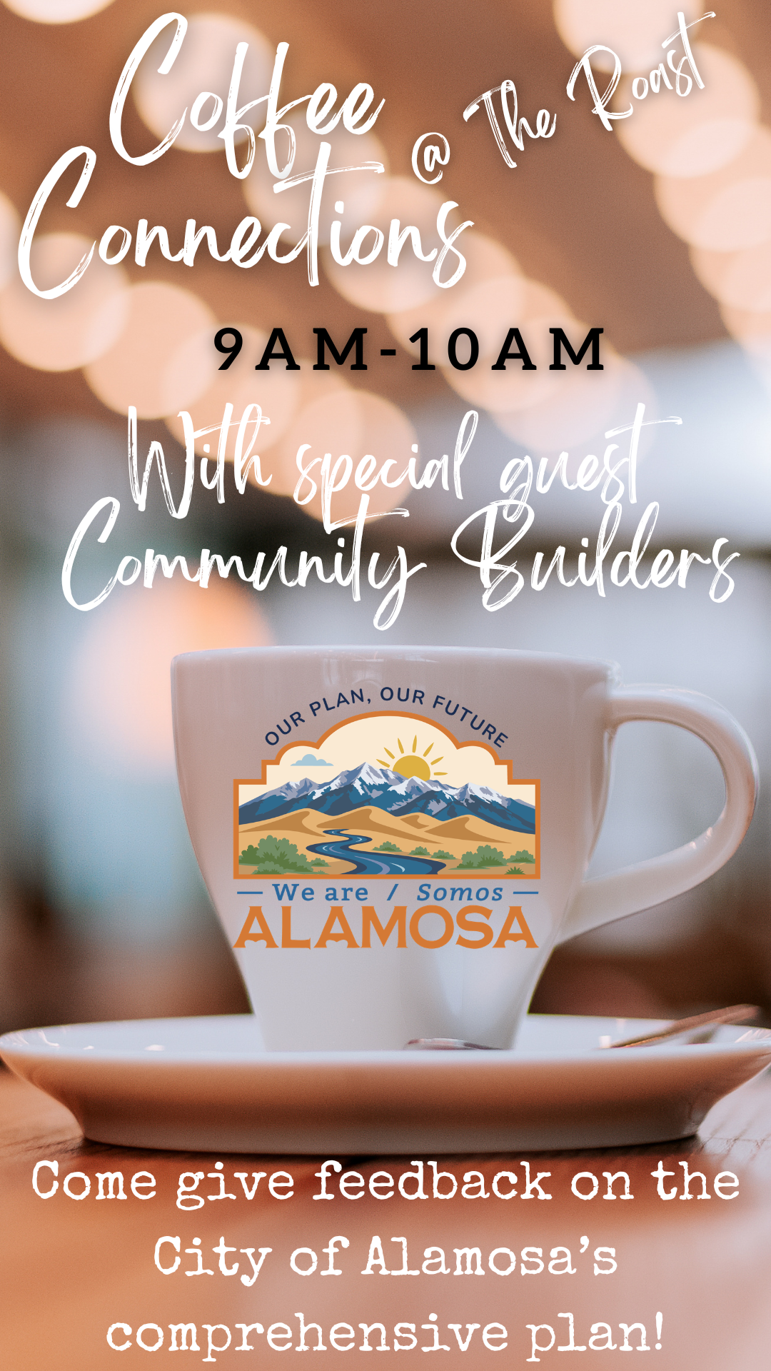 Coffee Connections at The Roast with special guest Community Builders!