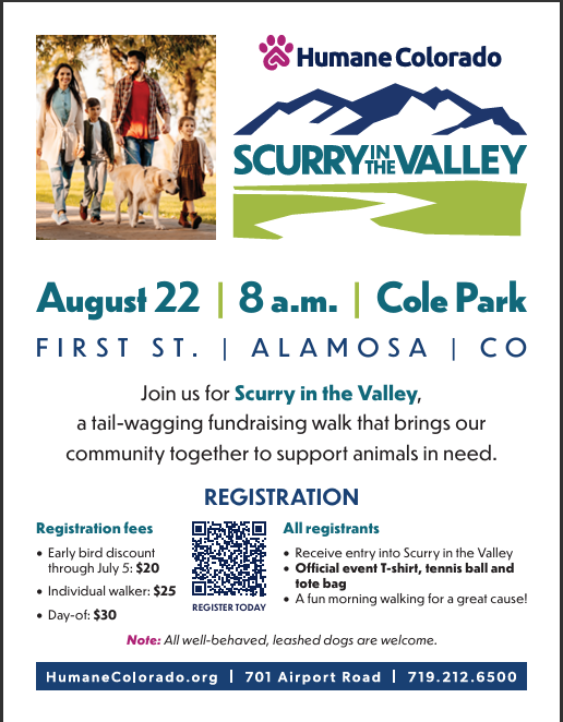Scurry in the Valley - Humane Colorado