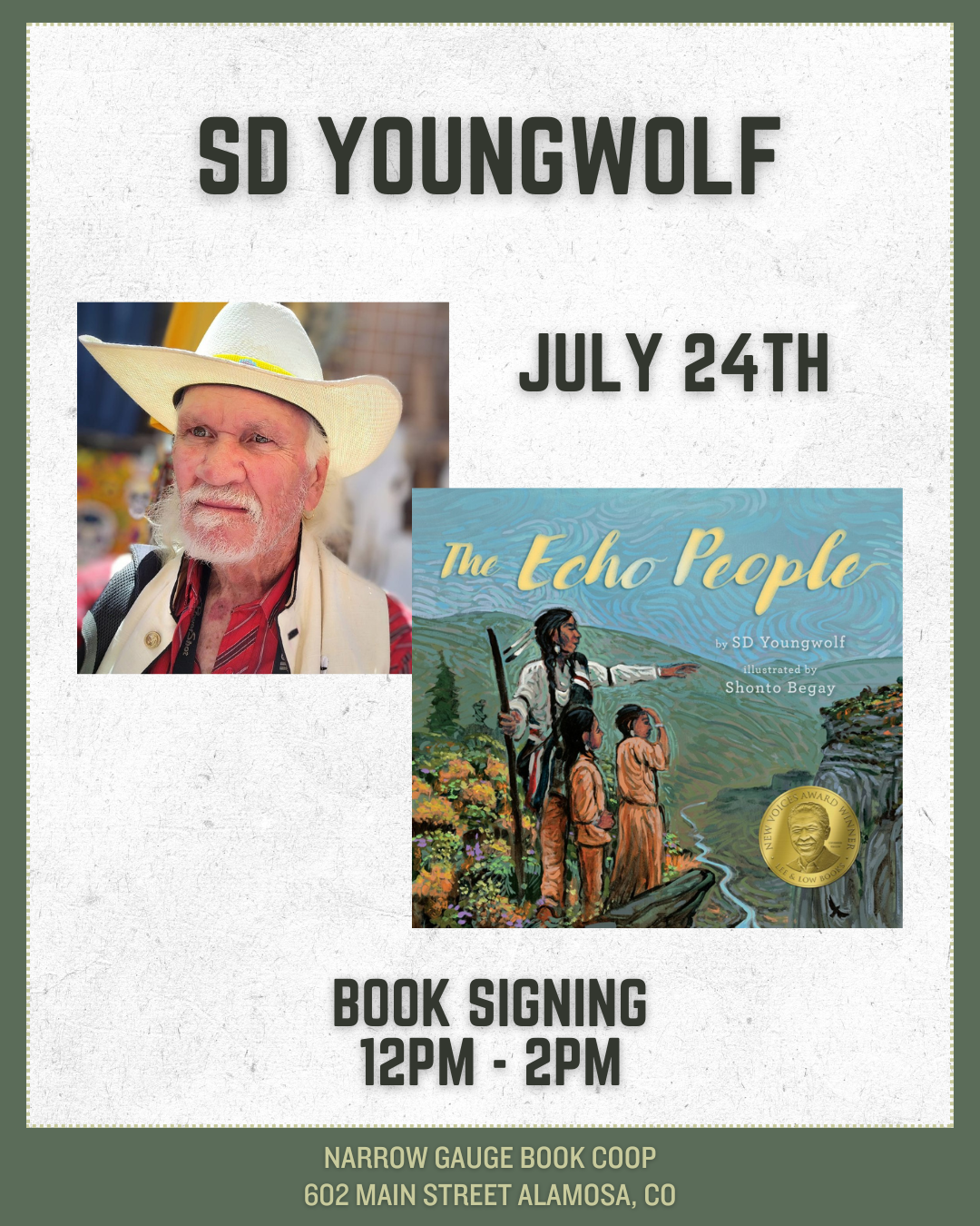 Narrow Gauge Book Signing with SD Youngwolf