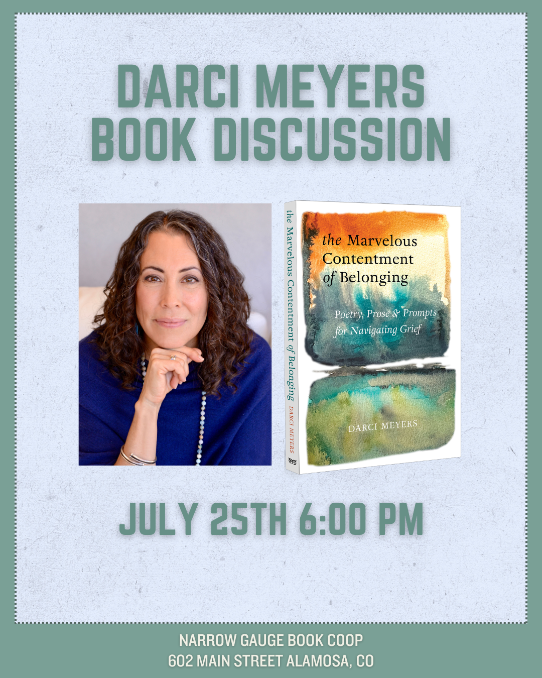 Narrow Gauge Book Discussion with Darci Meyers