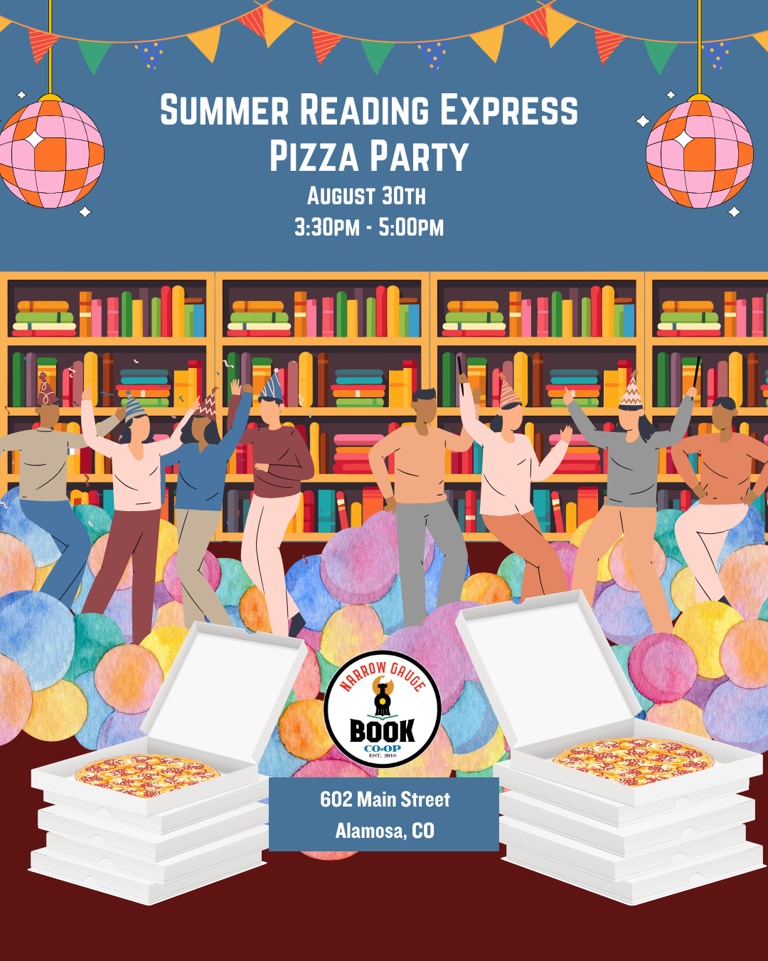 Narrow Gauge: Summer Reading Express Pizza Party