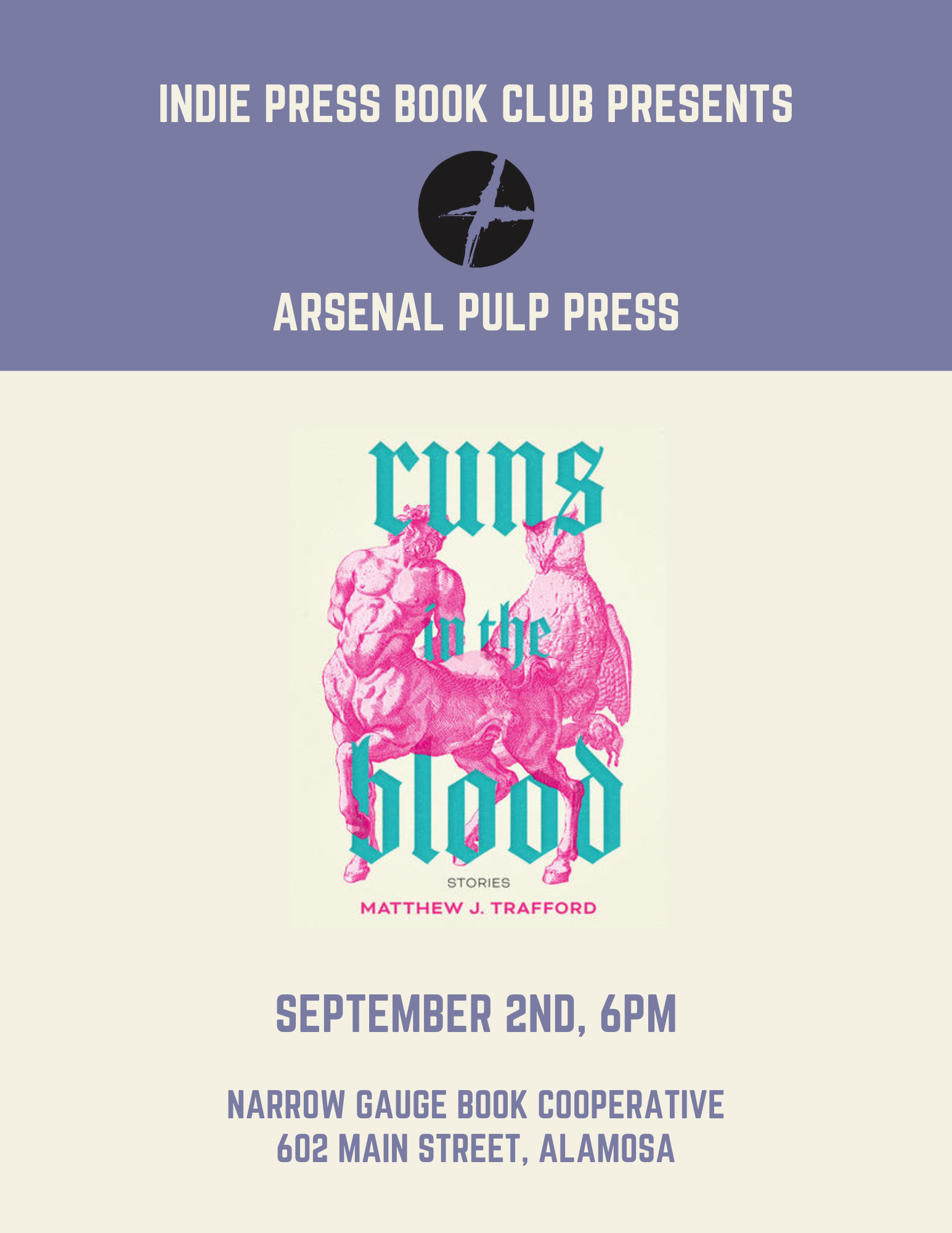 Narrow Gauge: Indie Press Book Club