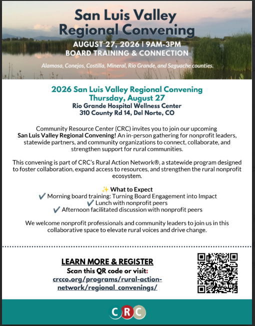 San Luis Valley Regional Convening