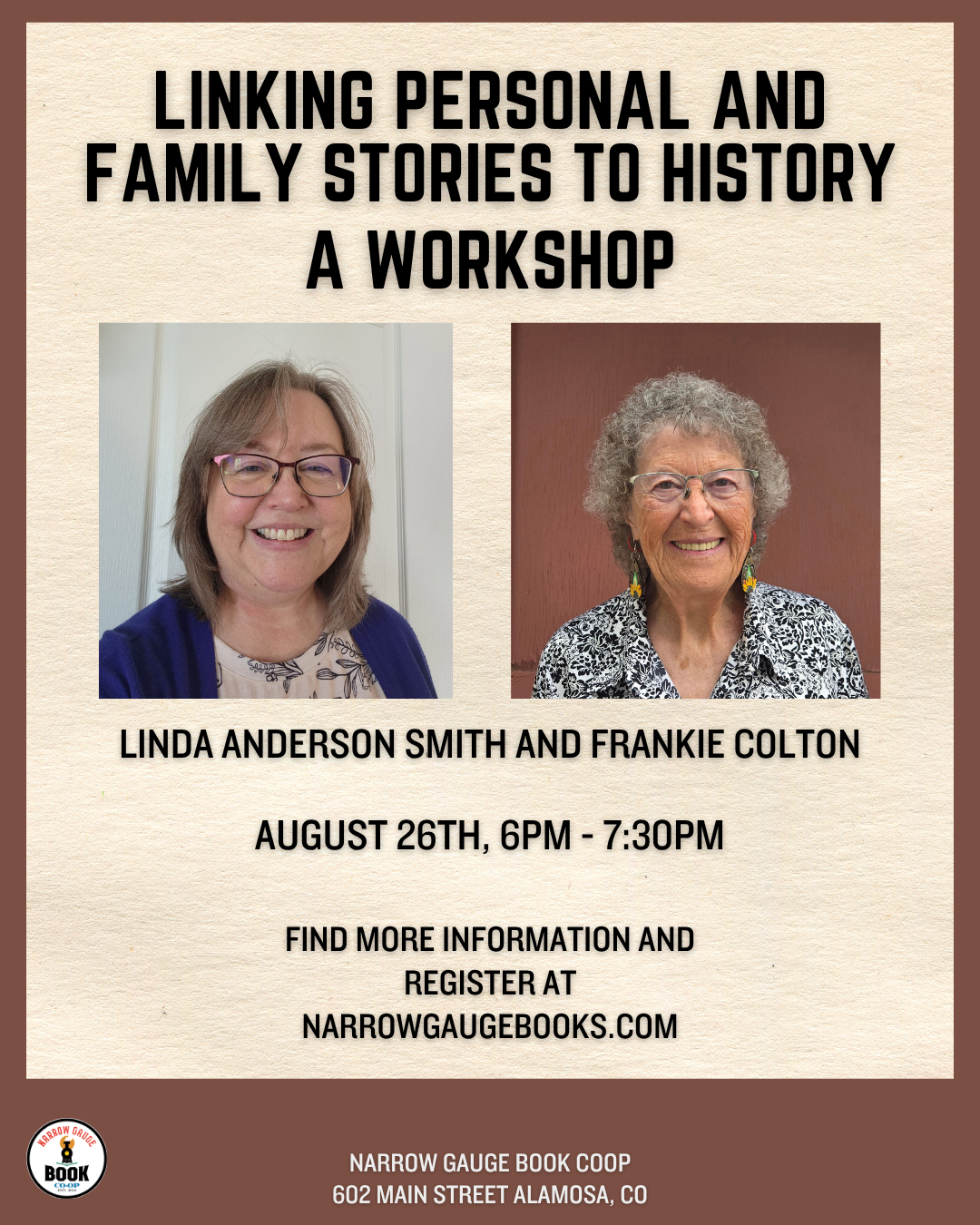 Narrow Gauge Workshop: Linking Personal &amp; Family Stories to History