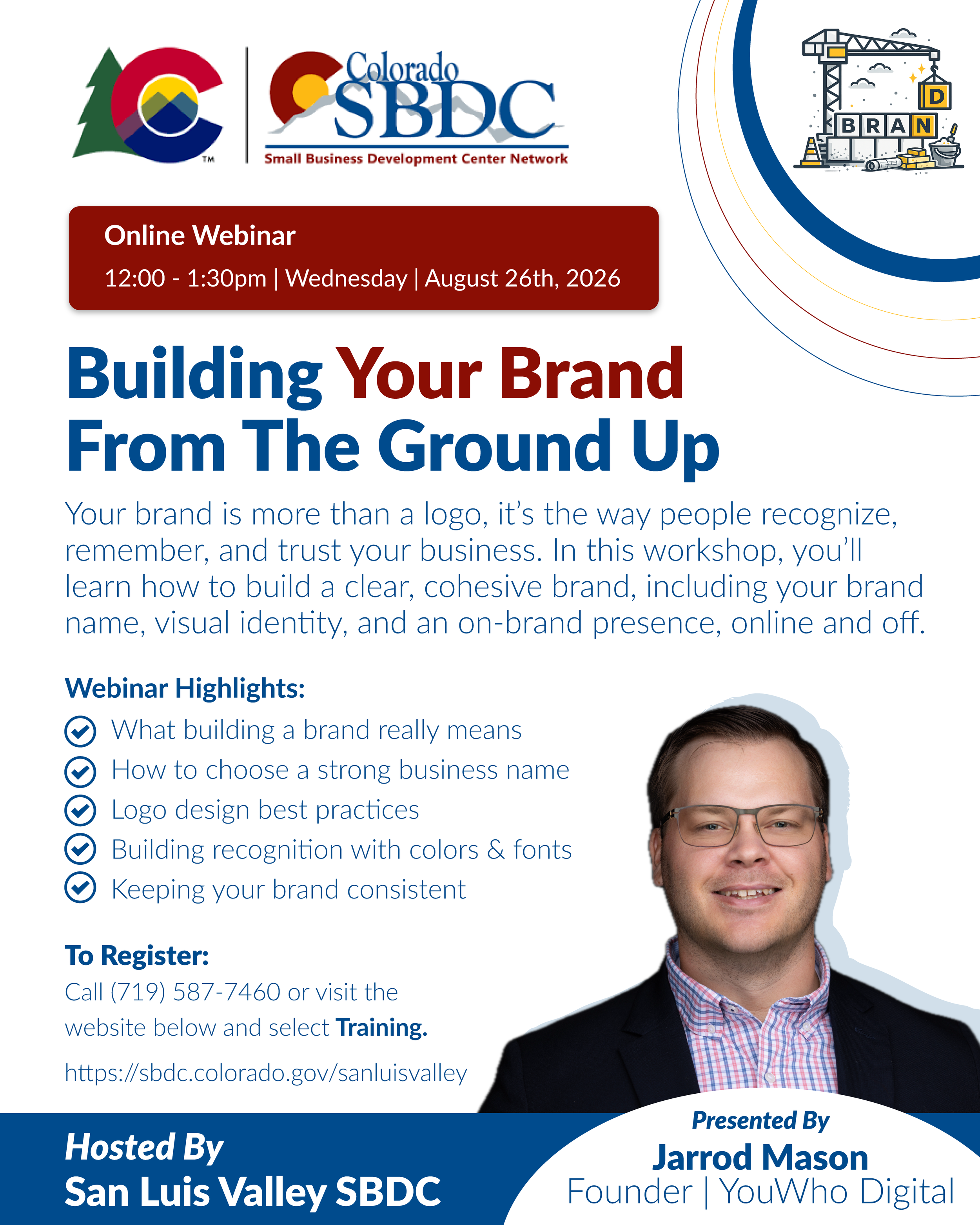 SBDC Webinar - Building Your Brand from the Ground Up