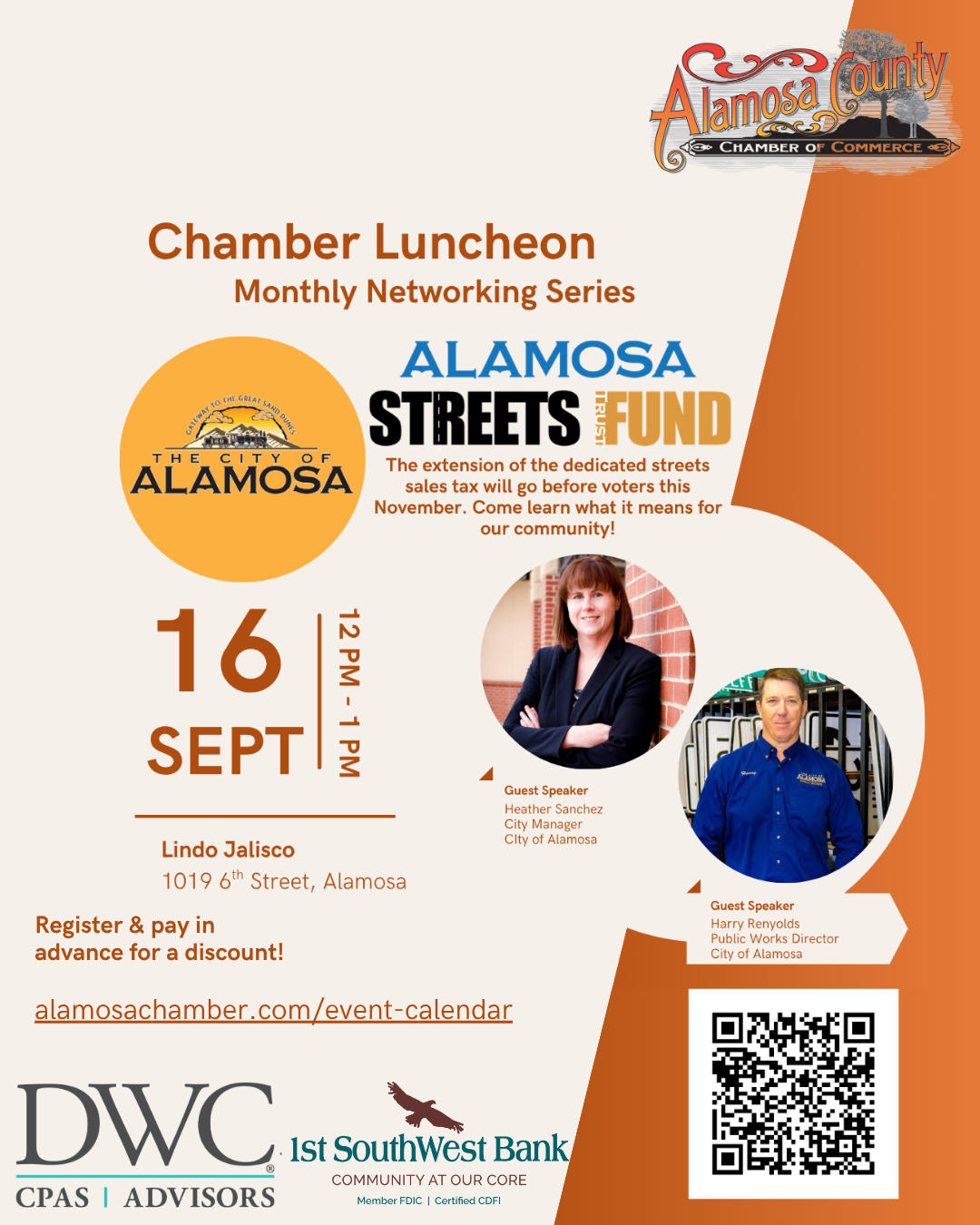 Alamosa Chamber Luncheon: Now at Lindo Jalisco