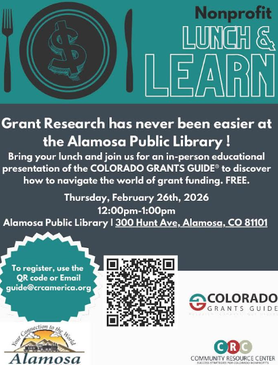 Nonprofit Lunch & Learn: CO Grants Guide