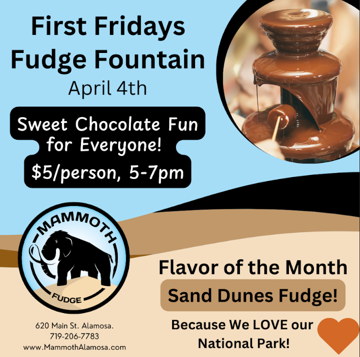 First Fridays Fudge Fountain 