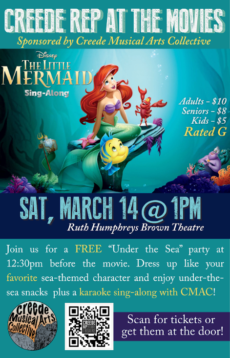 Creede Rep At The Movies: The Little Mermaid Sing-Along