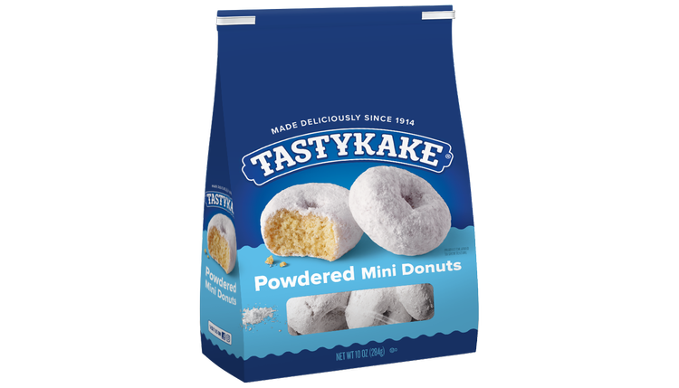Powdered Sugar Mini Donuts — Tastykake