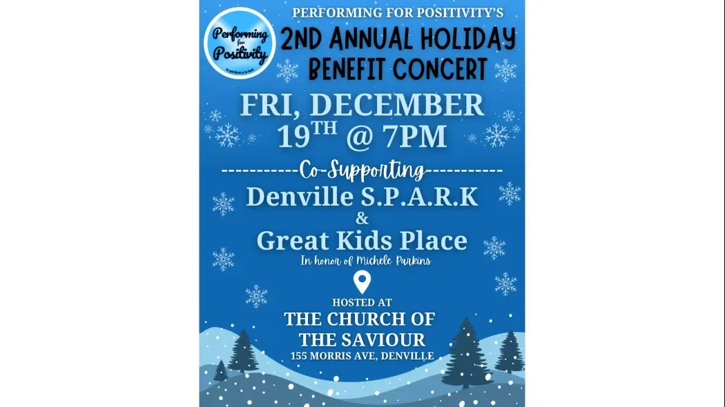A Night in Honor of Michele Parkins: Performing for Positivity Benefit Concert Co-Supporting Denville S.P.A.R.K &amp; Great Kids Place