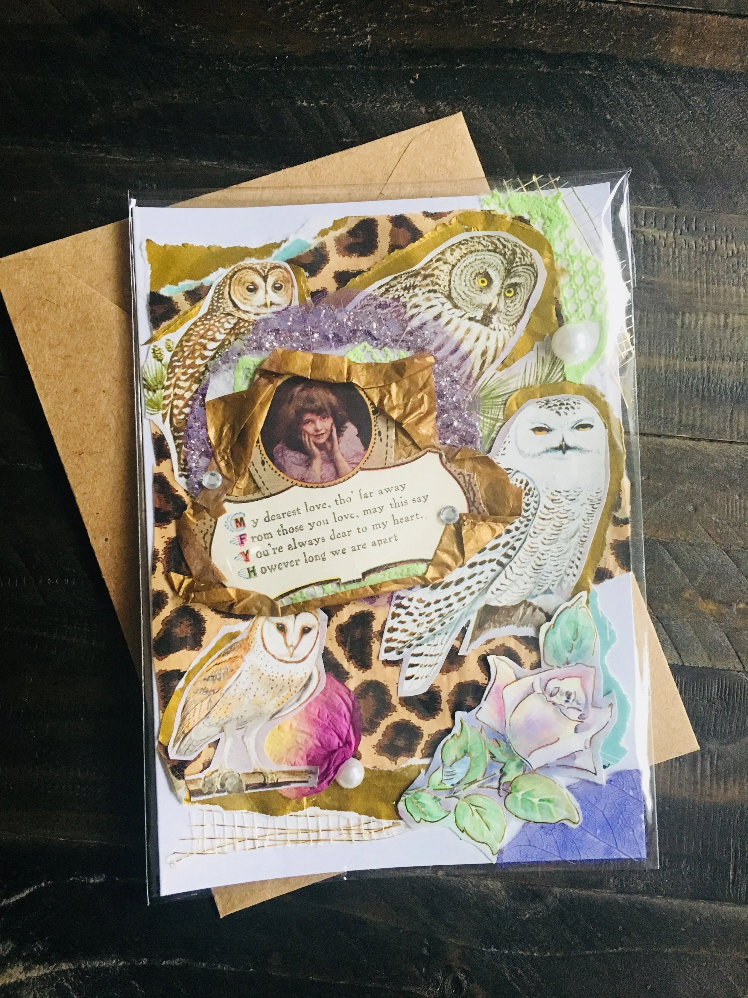 Vintage Collage Greeting Cards