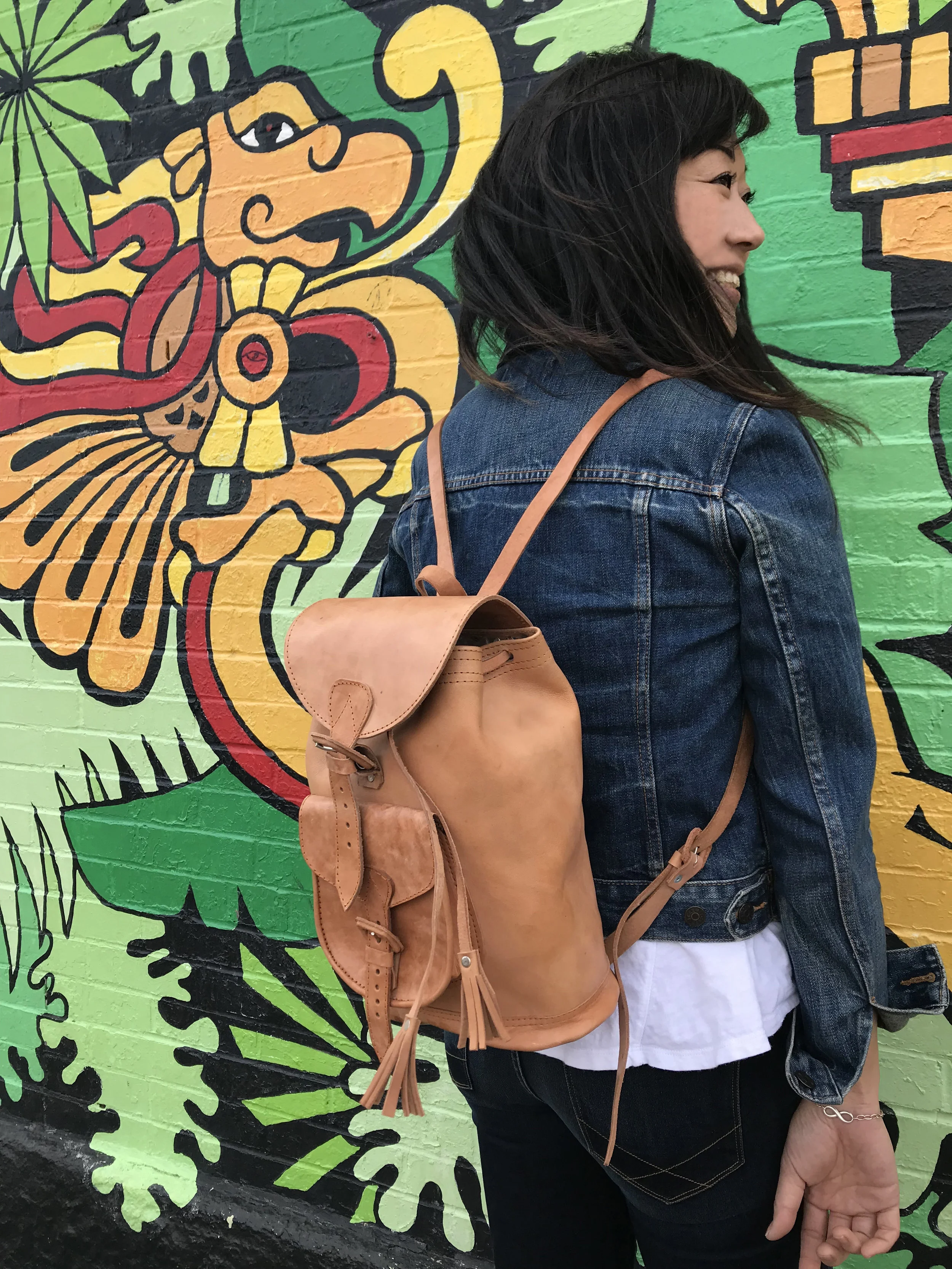 Leather Backpack 