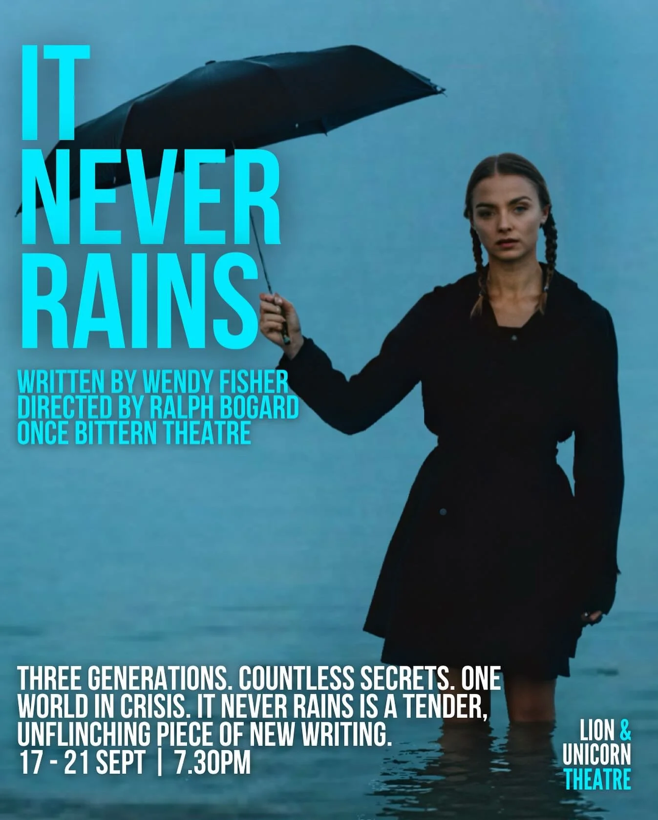 🌧️✨ Opening Tomorrow! ✨🌧️
We’re excited to welcome @itneverrainsplay - a witty and heartfelt new play about love, loss and life’s unexpected downpours.
🎭 Expect sharp humour, moving storytelling and characters you’ll root for f