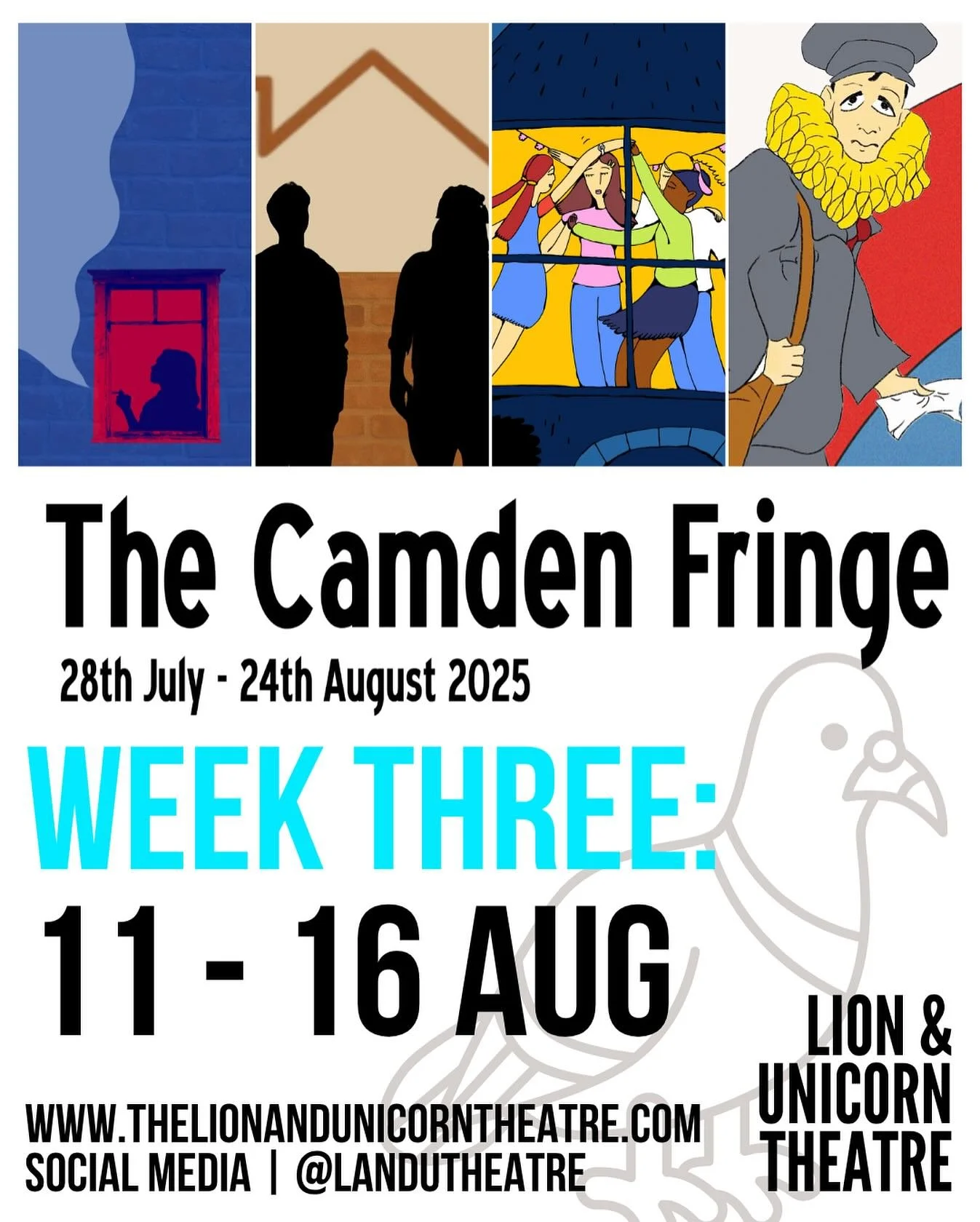 WEEK THREE of @thecamdenfringe kicks off today and we’ve got FOUR outstanding brand new pieces of work to share with you this week:
💤 And Then I’ll Sleep from @workinggirlstheatre
Tonight - Weds | 7.00pm
🏠 A Roof Above My Head from @