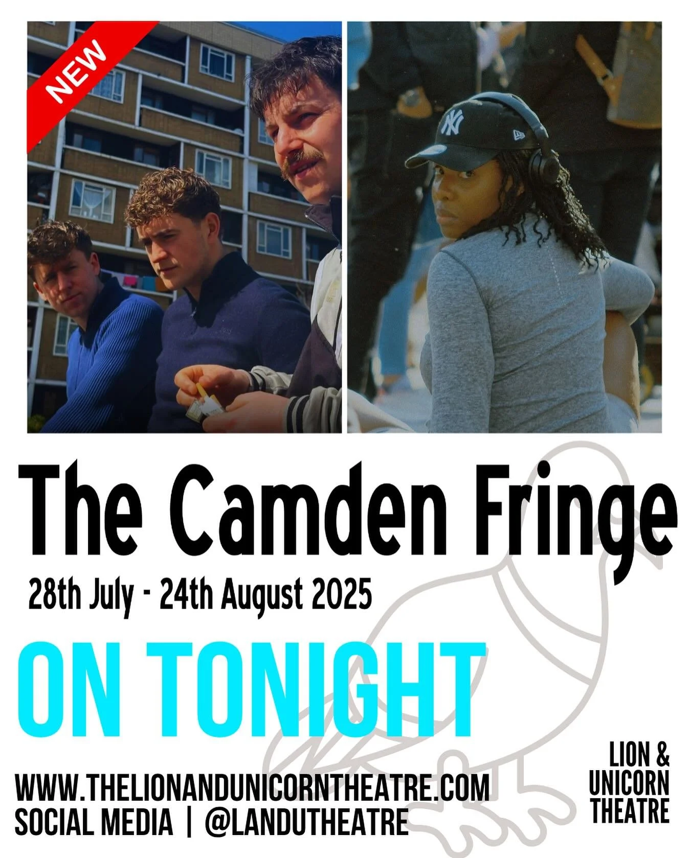 TONIGHT: you can catch the following performances @landutheatre as part of this years massive (and very eclectic) @thecamdenfringe
Join us tonight for brand new writing and great new performances from:
7.00 | Mercutio from @sinkorswimtheatrecompa